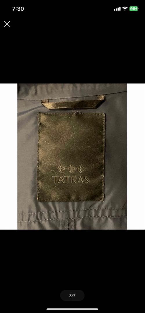 TATRAS タトラス フード付きモッズコート ネイビー サイズ1