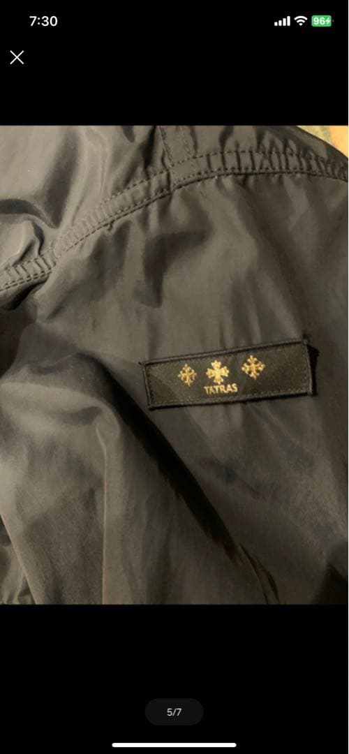 TATRAS タトラス フード付きモッズコート ネイビー サイズ1