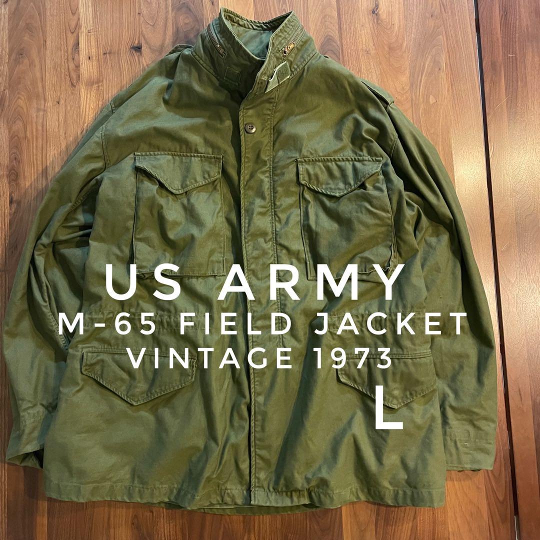 U.S ARMY米軍実物 M-65フィールドジャケット3rd 73年　Lサイズ