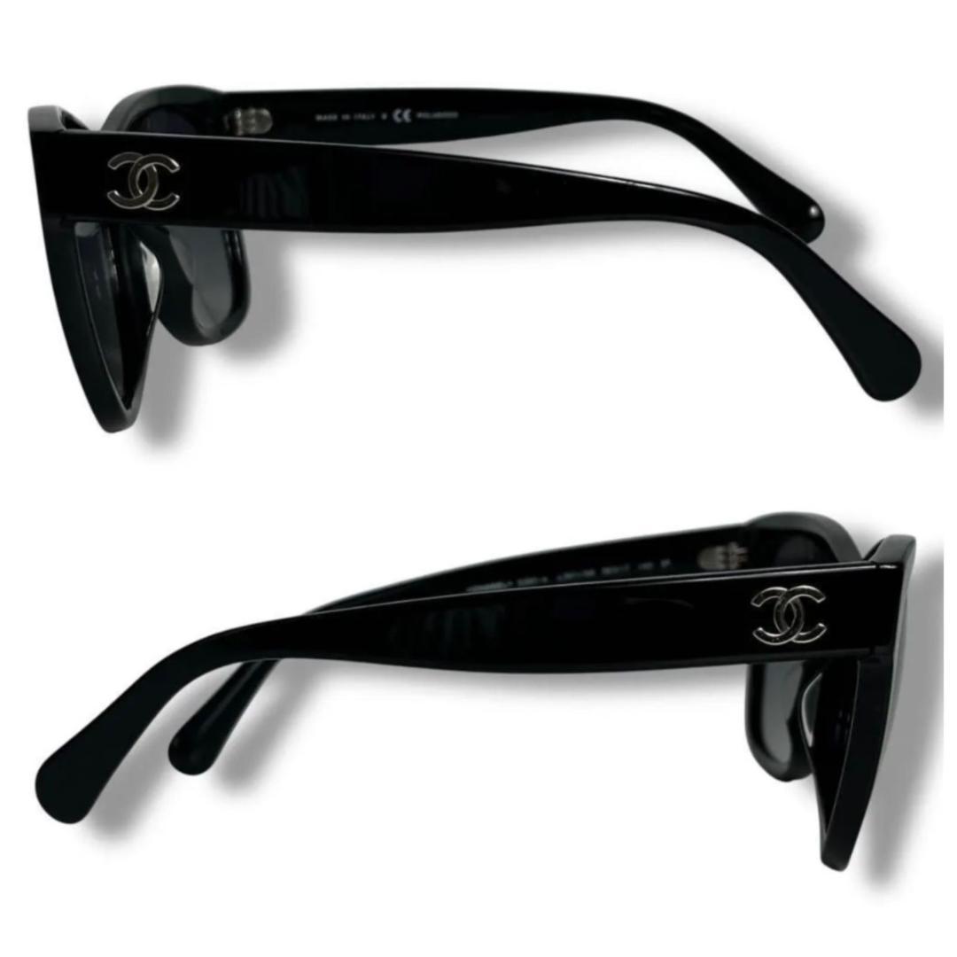 ほぼ未使用 4938 CHANEL シャネル サングラス スクエア シェイプ