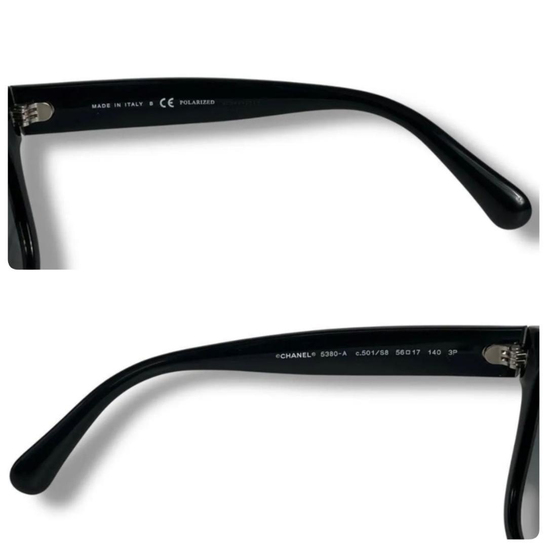 ほぼ未使用 4938 CHANEL シャネル サングラス スクエア シェイプ