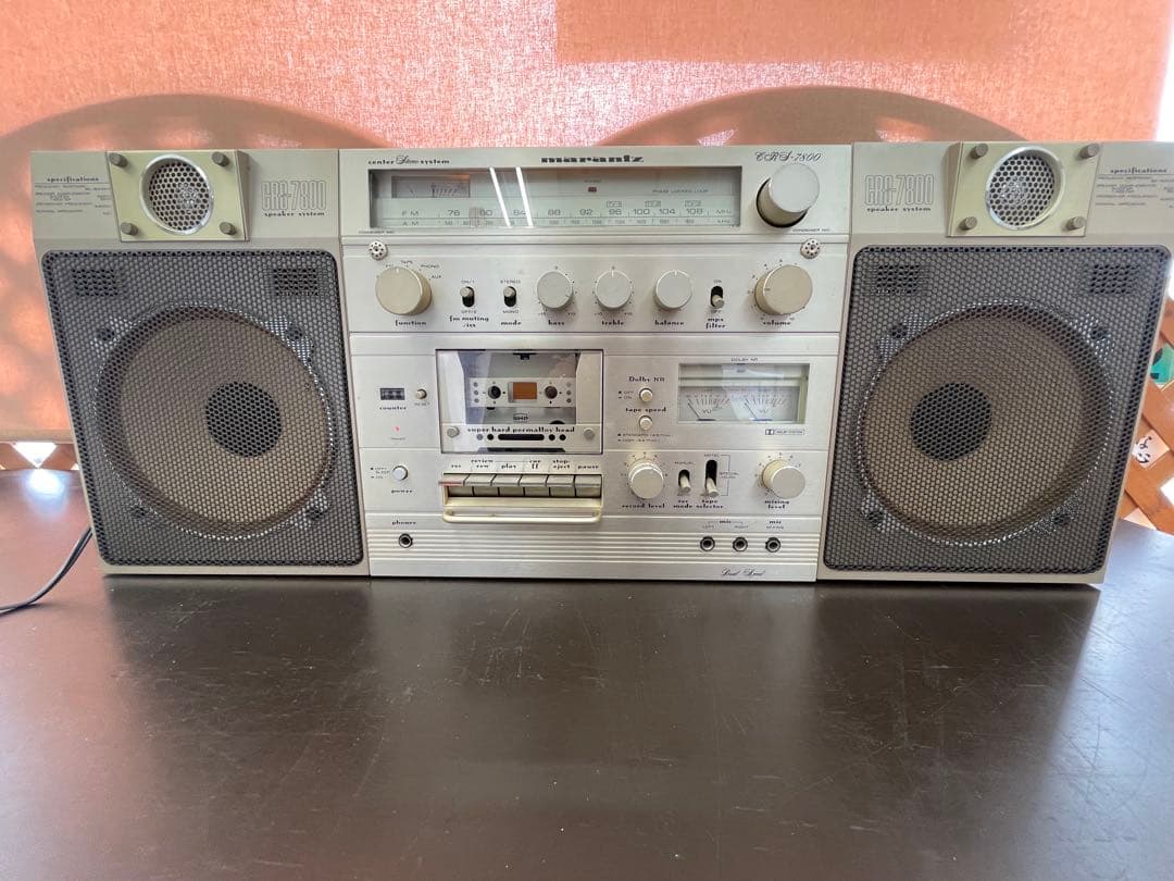 marantz CR7800 ラジカセ GR7800スピーカー【ジャンク商品】