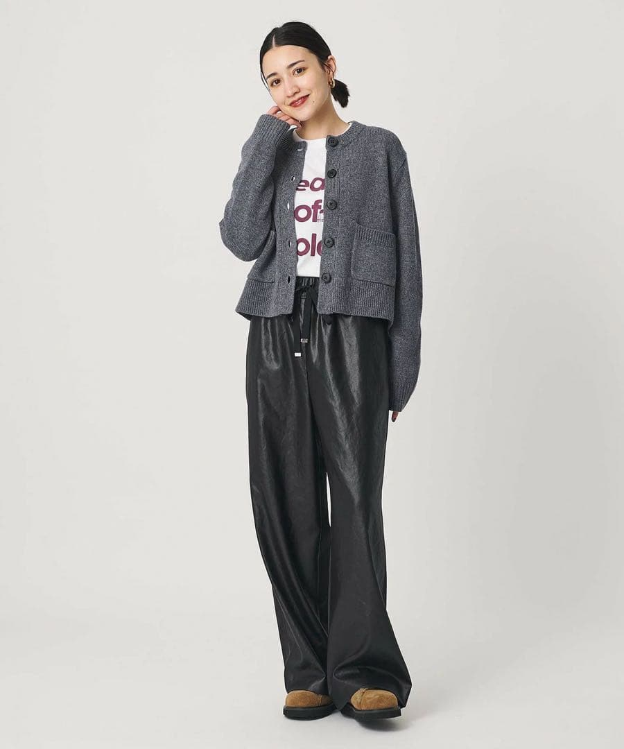 【BEAUTY&YOUTH】ウールポケットカーディガンウォッシャブル