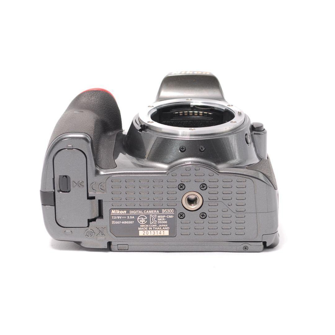 ❤即購入1000円OFF❤ ニコン D5300 シャッター46枚 グレー