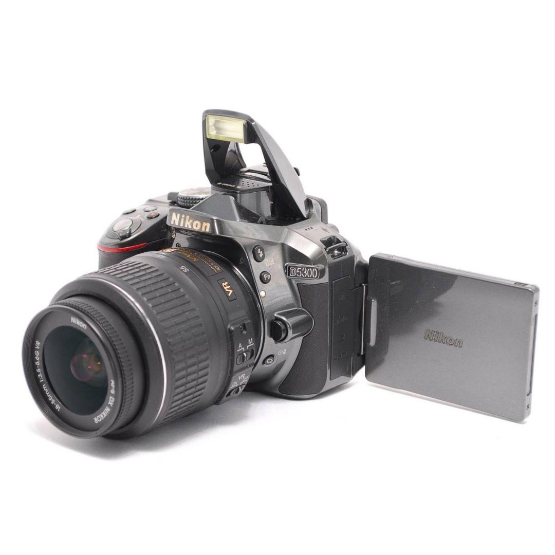 ❤即購入1000円OFF❤ ニコン D5300 シャッター46枚 グレー