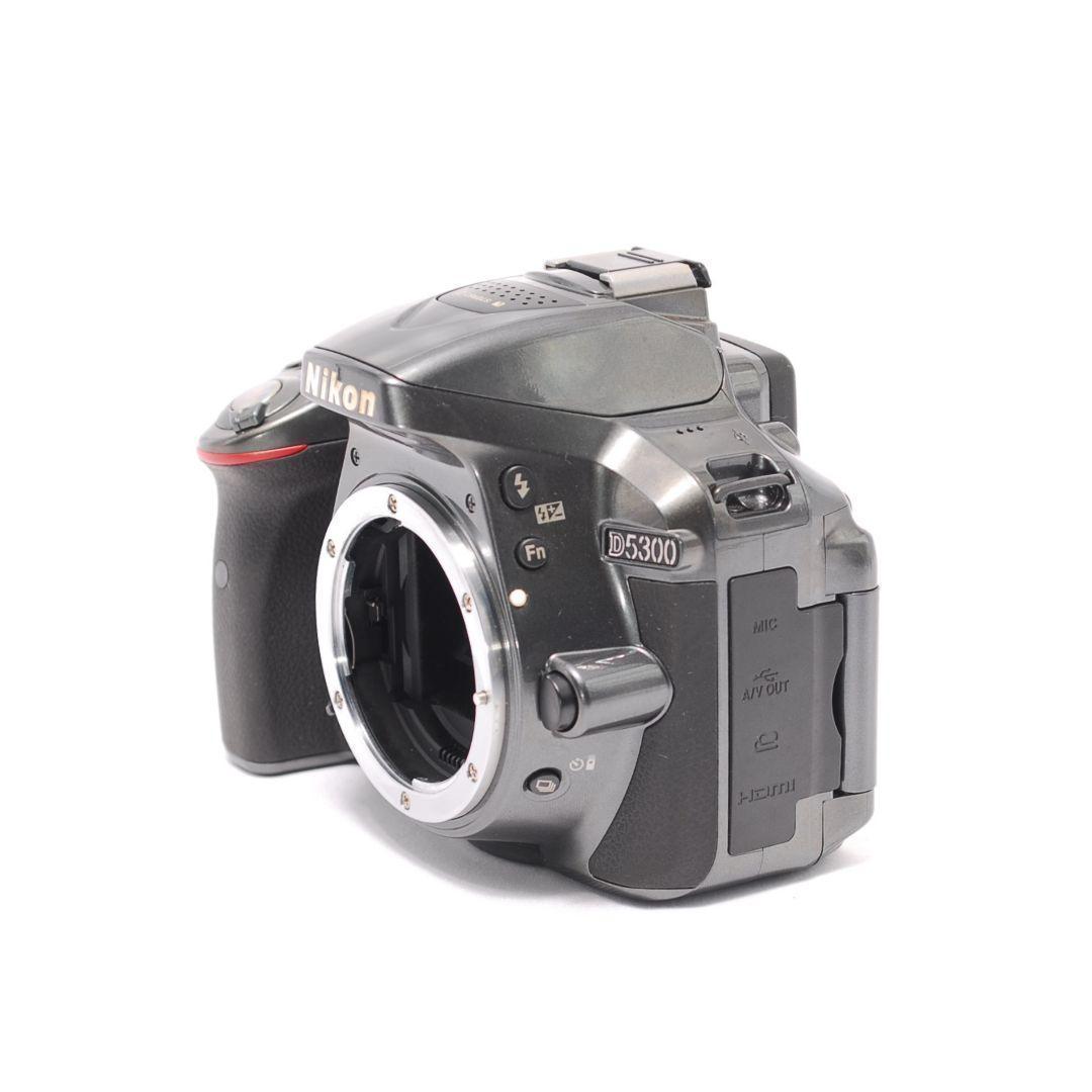 ❤即購入1000円OFF❤ ニコン D5300 シャッター46枚 グレー