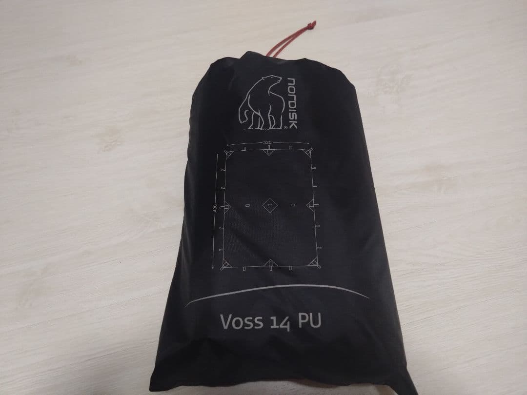 Nordisk Voss 14 PU タープ（ダークオリーブカラー）