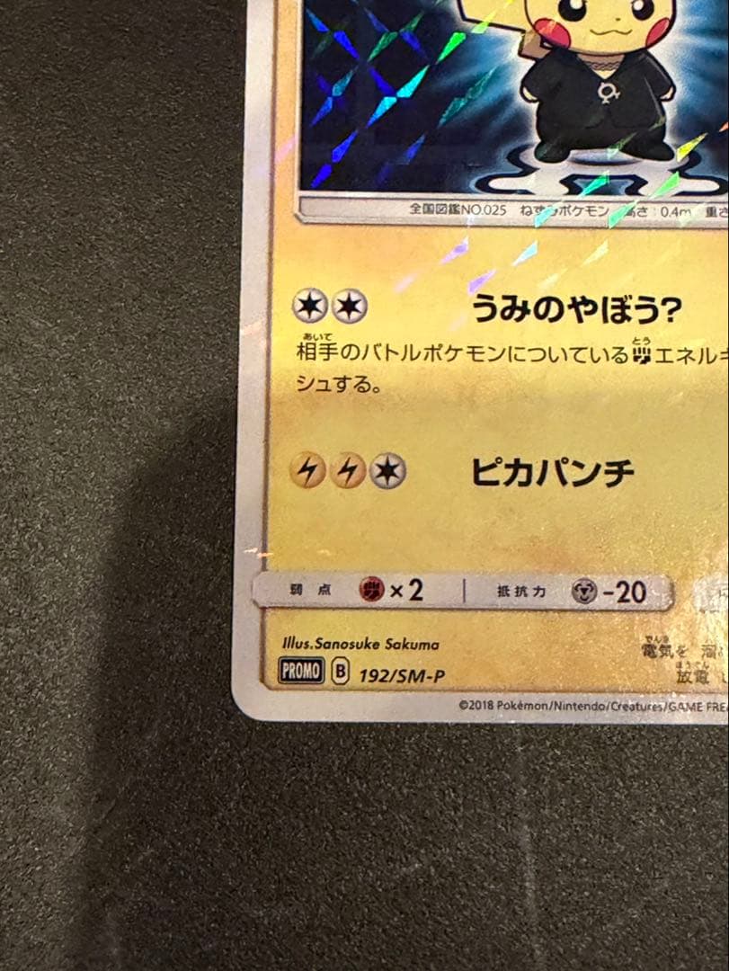 ボスごっこピカチュウ　アクア団