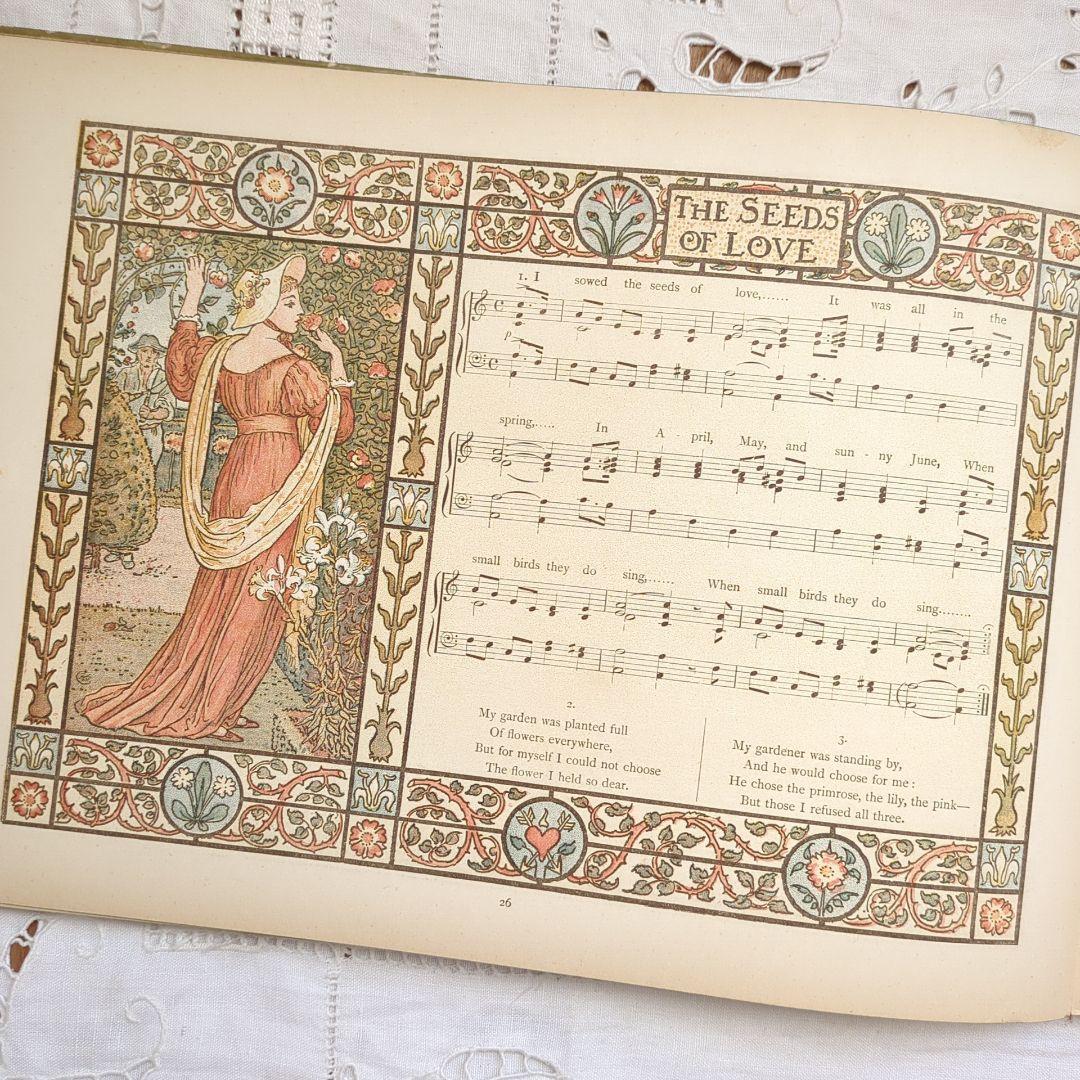 超稀少1890アンティーク絵本 洋書 児童書 ヴィクトリアン ウォルタークレイン