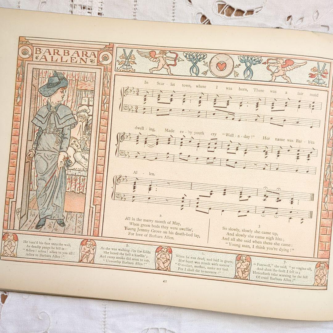 超稀少1890アンティーク絵本 洋書 児童書 ヴィクトリアン ウォルタークレイン