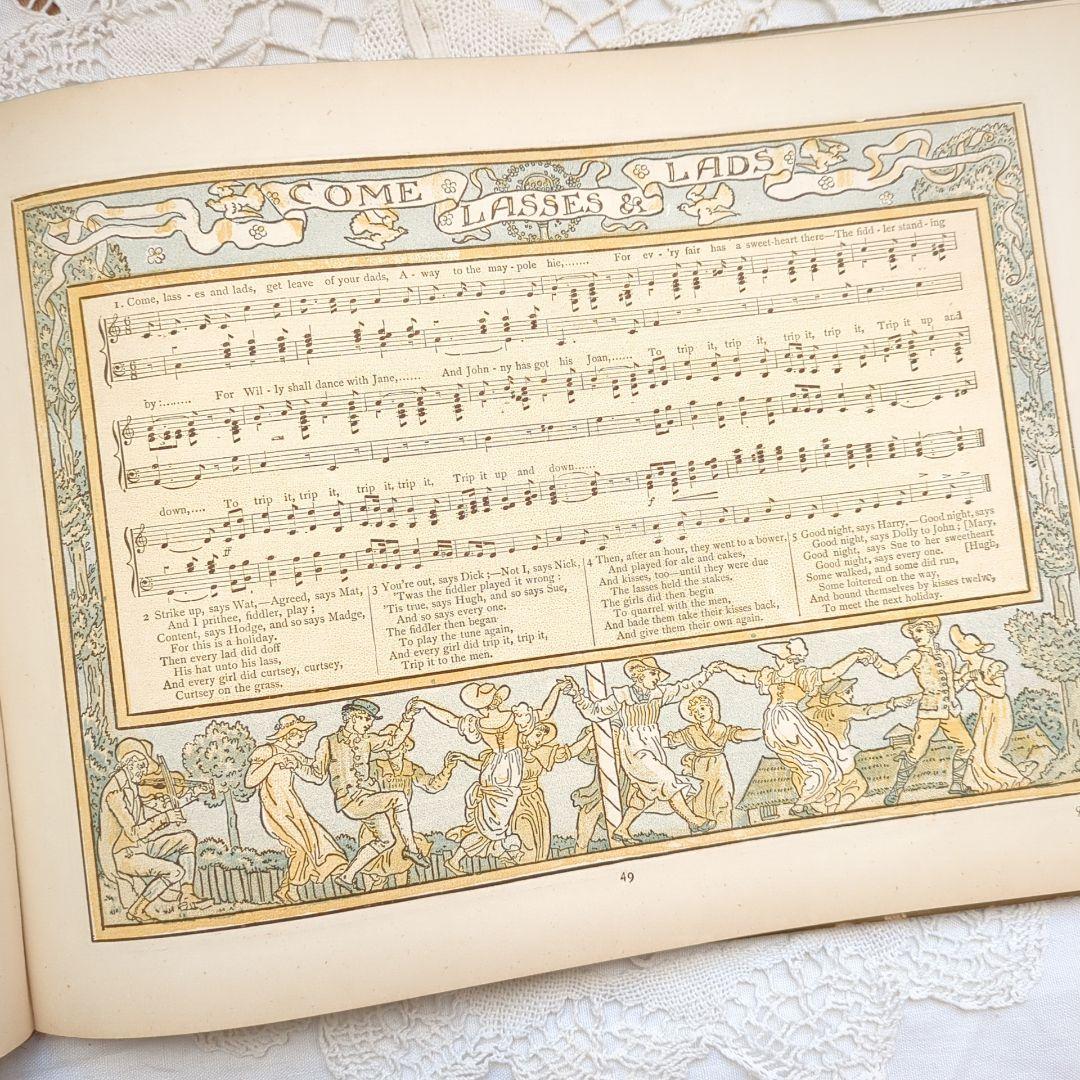 超稀少1890アンティーク絵本 洋書 児童書 ヴィクトリアン ウォルタークレイン