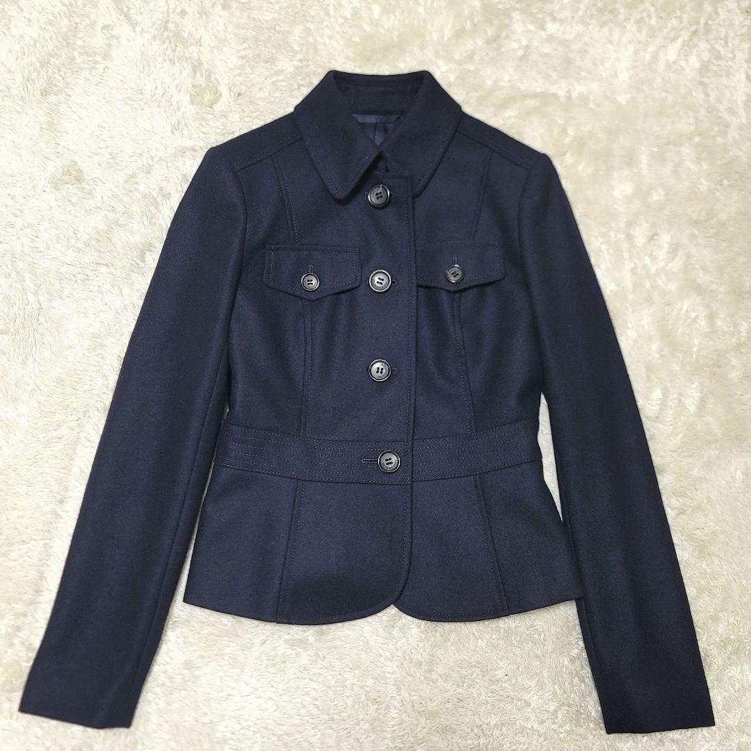 極美品✨ バーバリーロンドン テーラードジャケット ウール カシミヤ 定価8万