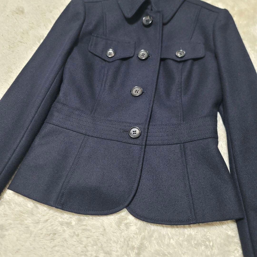 極美品✨ バーバリーロンドン テーラードジャケット ウール カシミヤ 定価8万