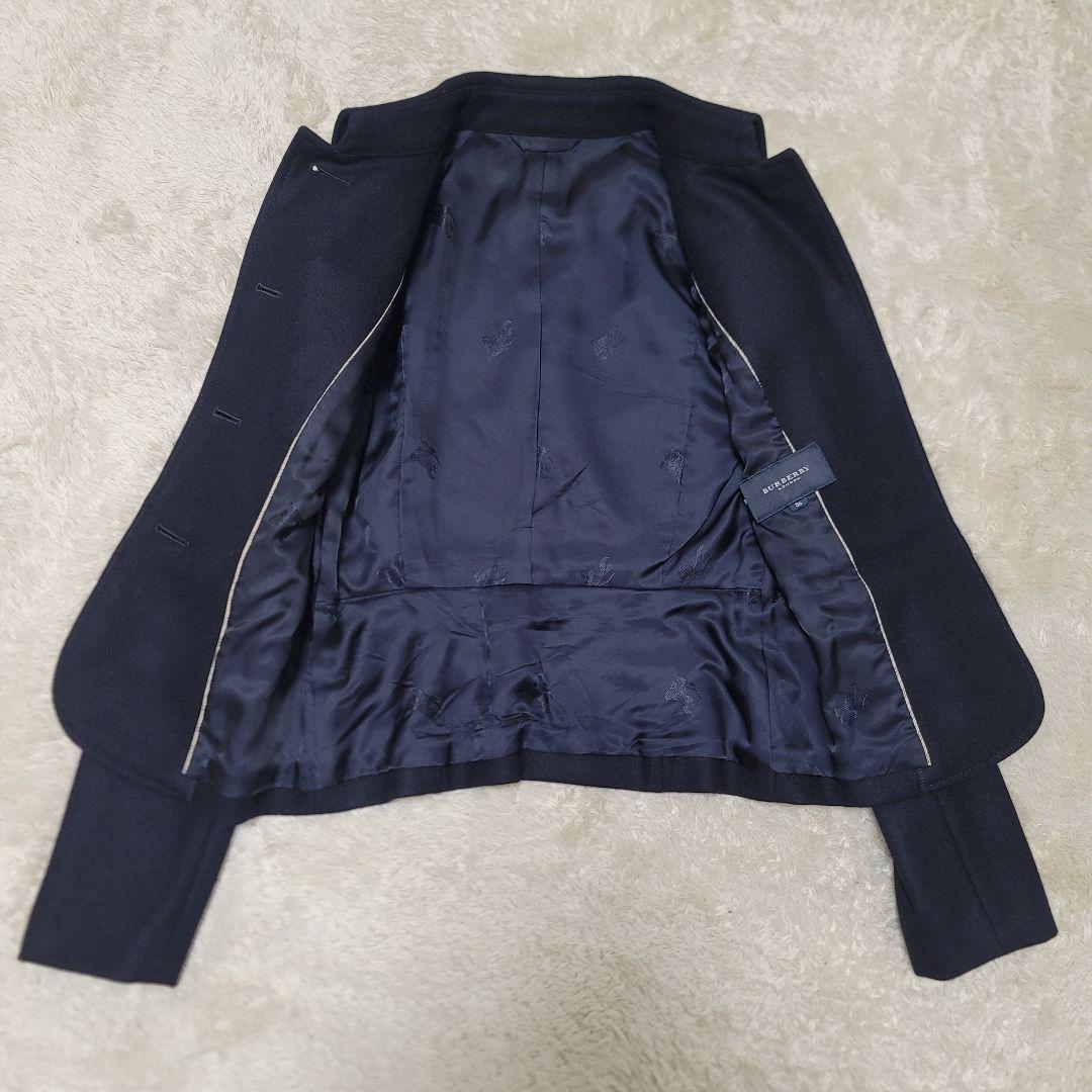 極美品✨ バーバリーロンドン テーラードジャケット ウール カシミヤ 定価8万