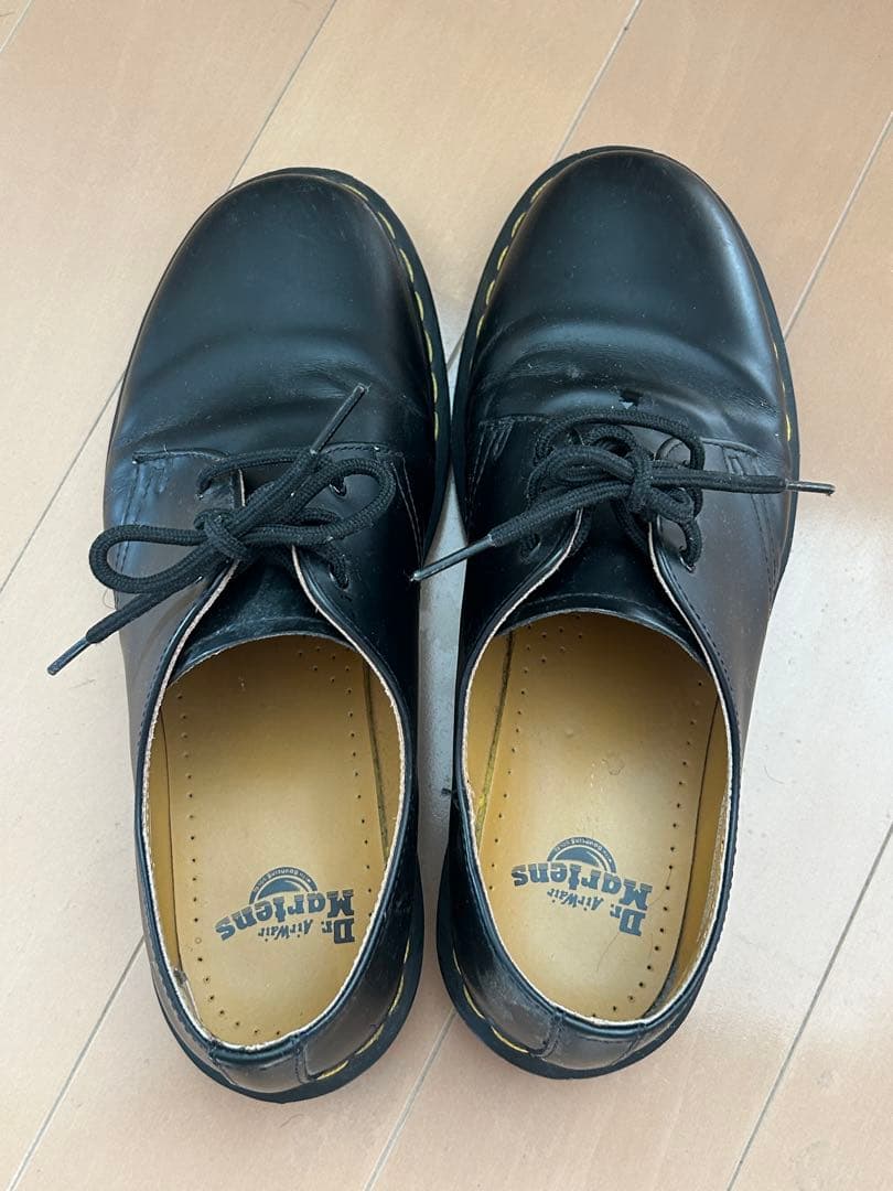 Dr. Martens ブラックレースアップシューズ