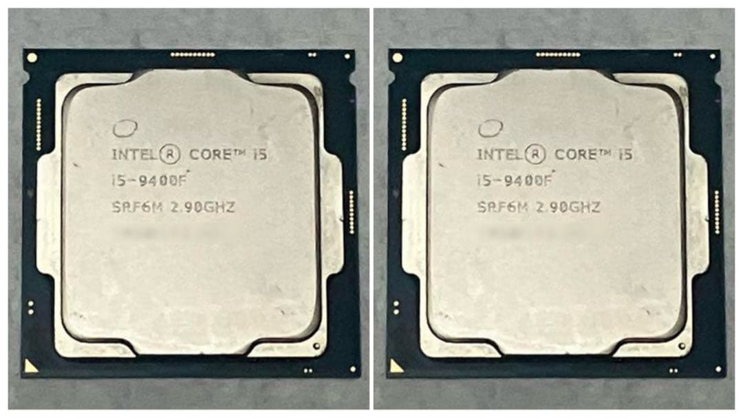 【動作確認済】CPU Intel Core i5-9400F CPU 2点セット