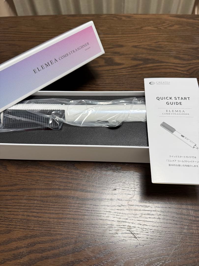 クレイツ　エレメアコームストレイナー　新品未使用　ストレートアイロン