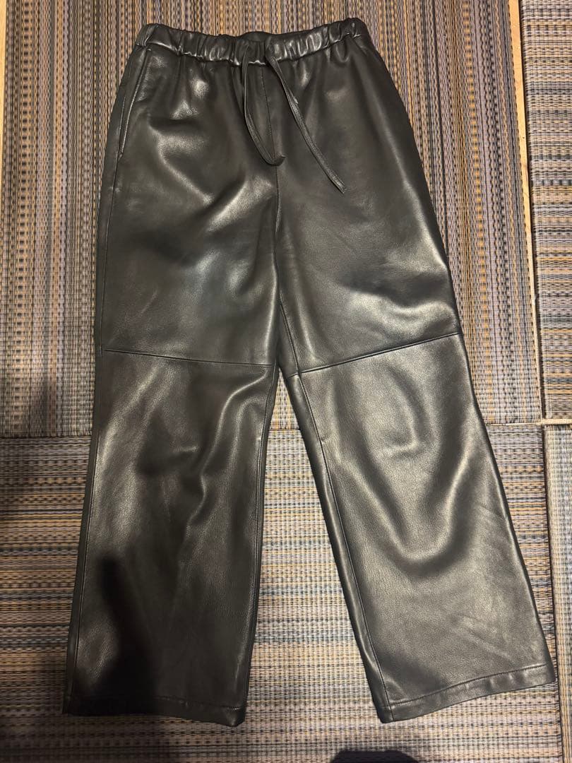 最終値下げ25AW yoke sheep leather easy pants