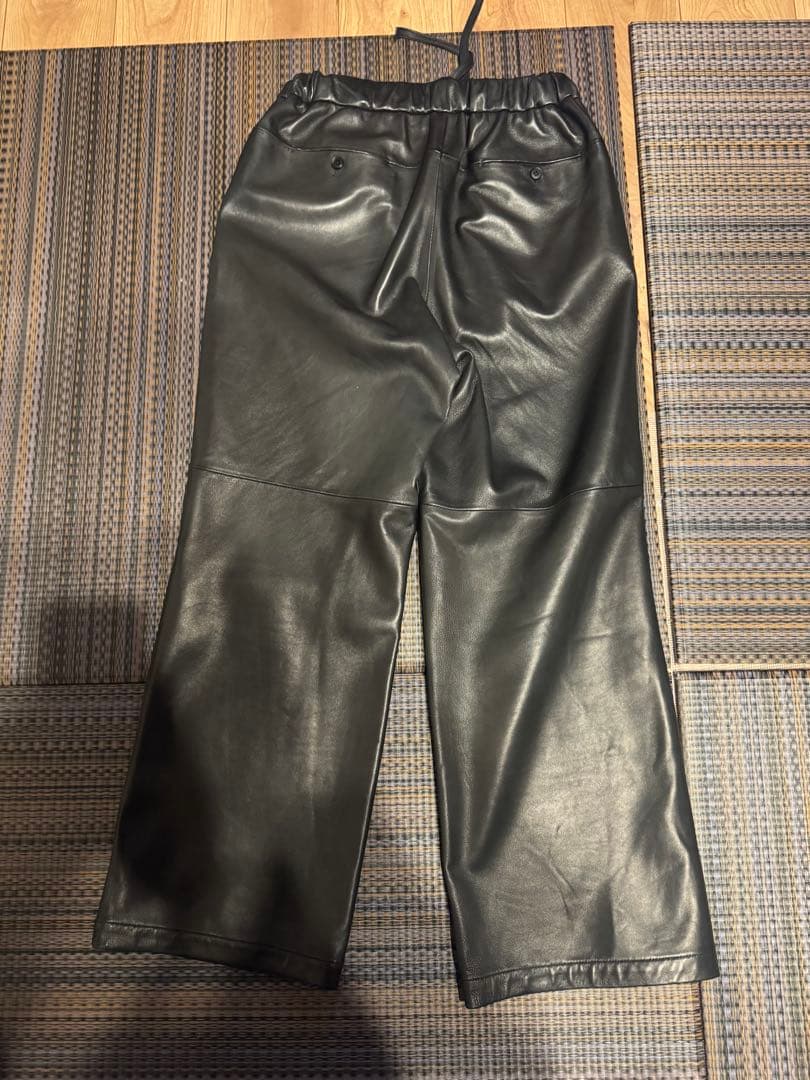 最終値下げ25AW yoke sheep leather easy pants