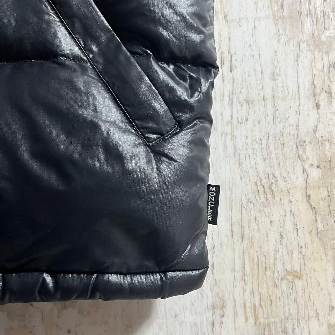 MONCLER モンクレール フランス製 青タグ ダウン ベスト ダークネイビー