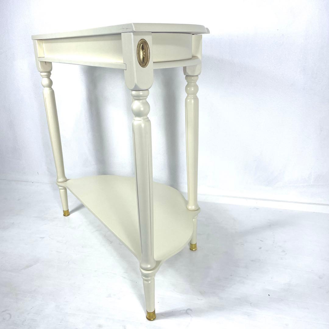 コンソールテーブル　サイドテーブル　インテリア　花台　アンティーク　　ロココ調