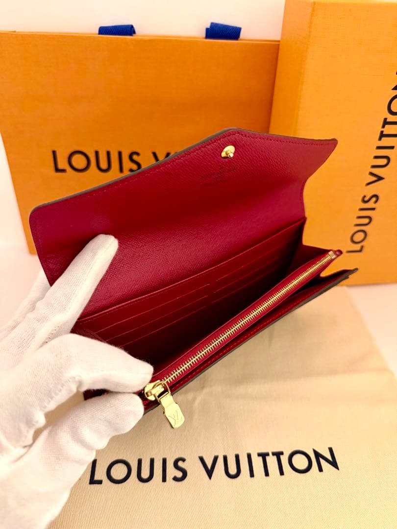 LOUIS VUITTON ポルトフォイユサラ　フューシャ　長財布