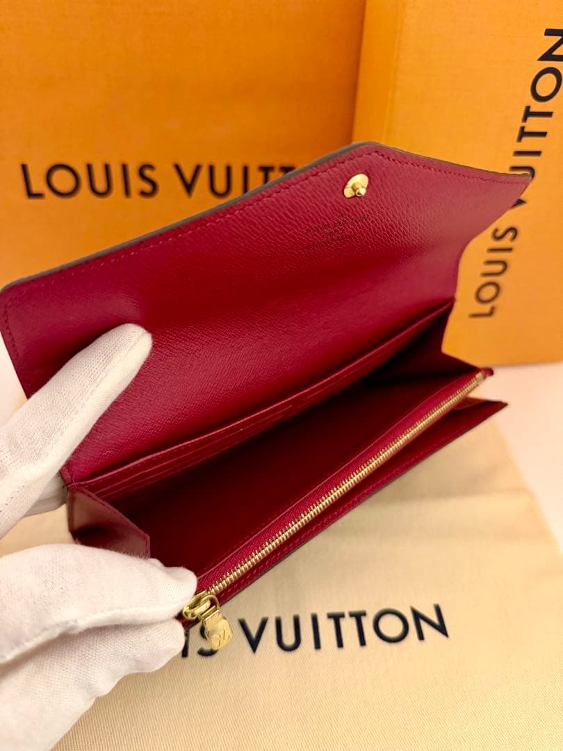 LOUIS VUITTON ポルトフォイユサラ　フューシャ　長財布