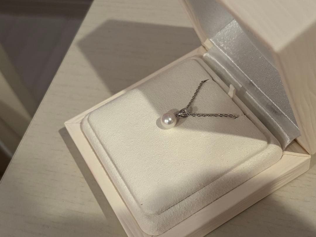 MIKIMOTO 真珠ネックレス ペンダント シルバー