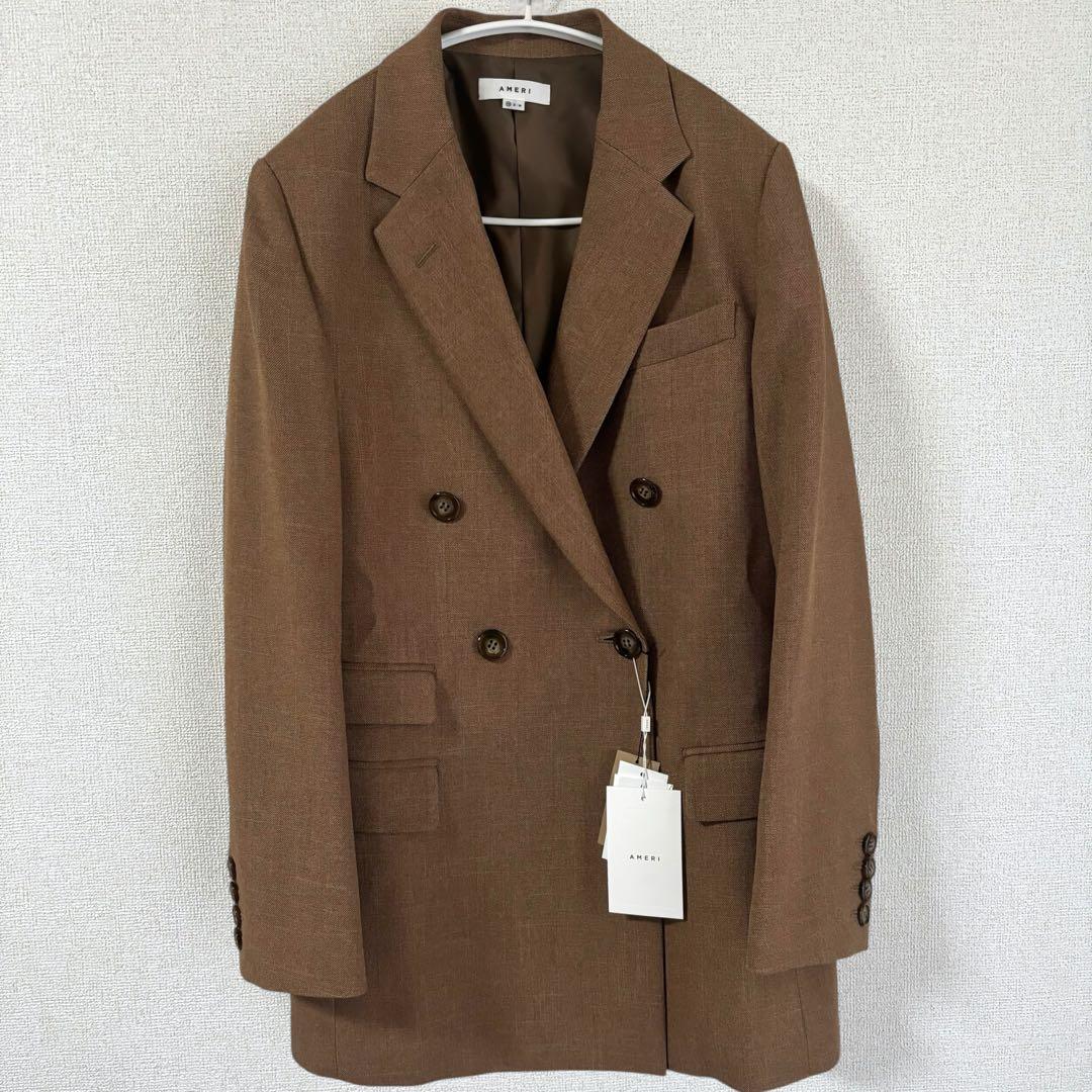 【新品タグ付き】AMERI アメリ テーラードジャケット ameri 茶 コート