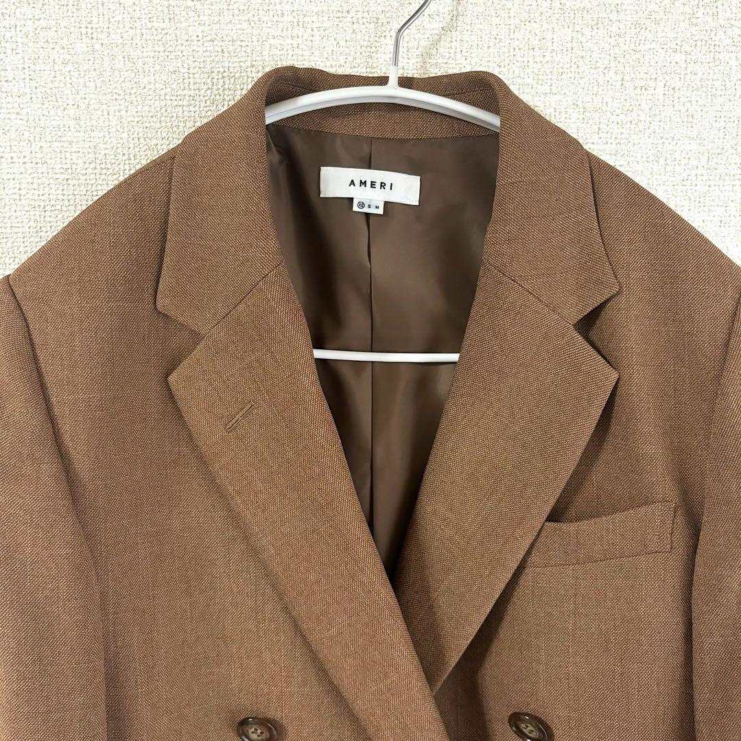 【新品タグ付き】AMERI アメリ テーラードジャケット ameri 茶 コート