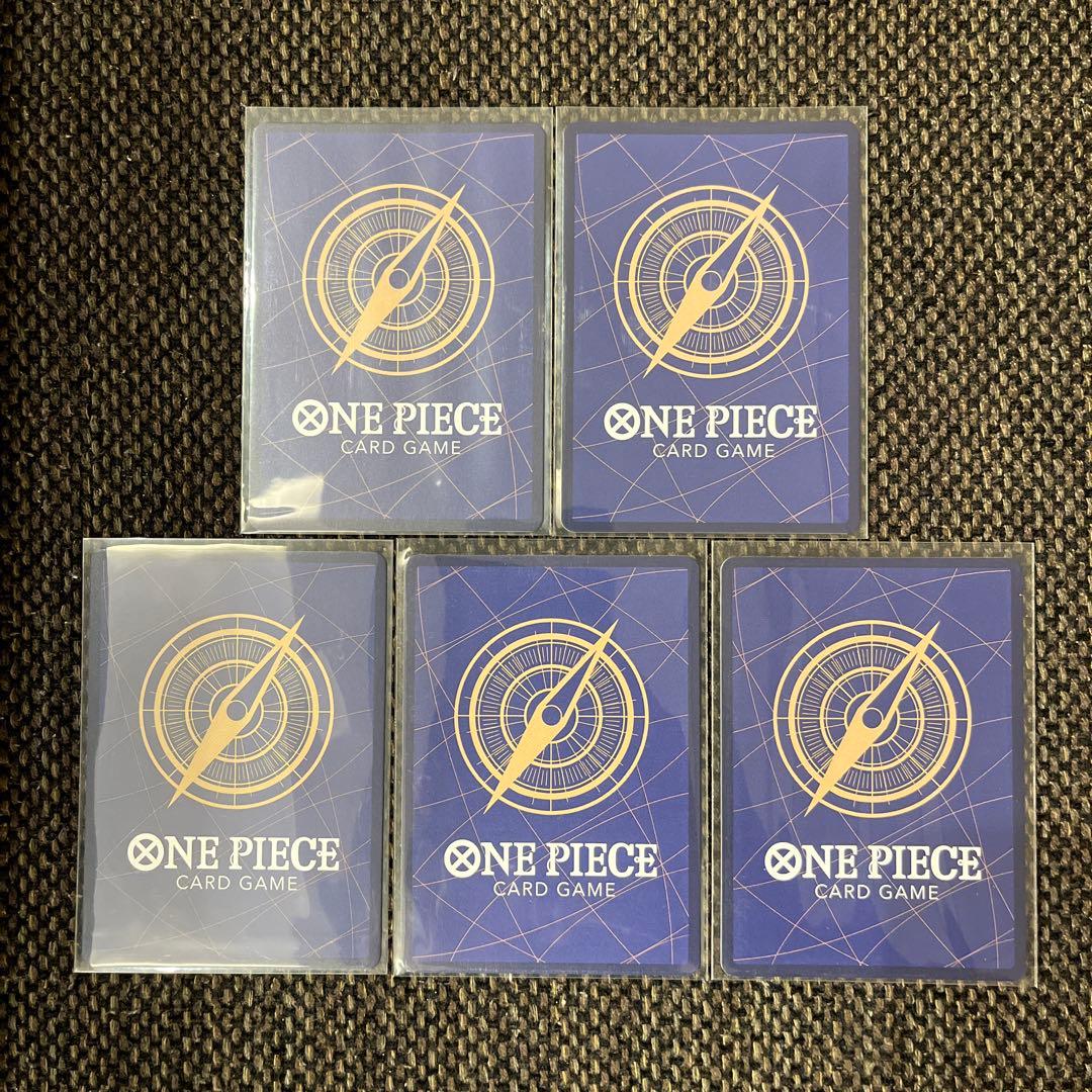 ワンピース 受け継がれる意志 五老星セット rパラレル5枚