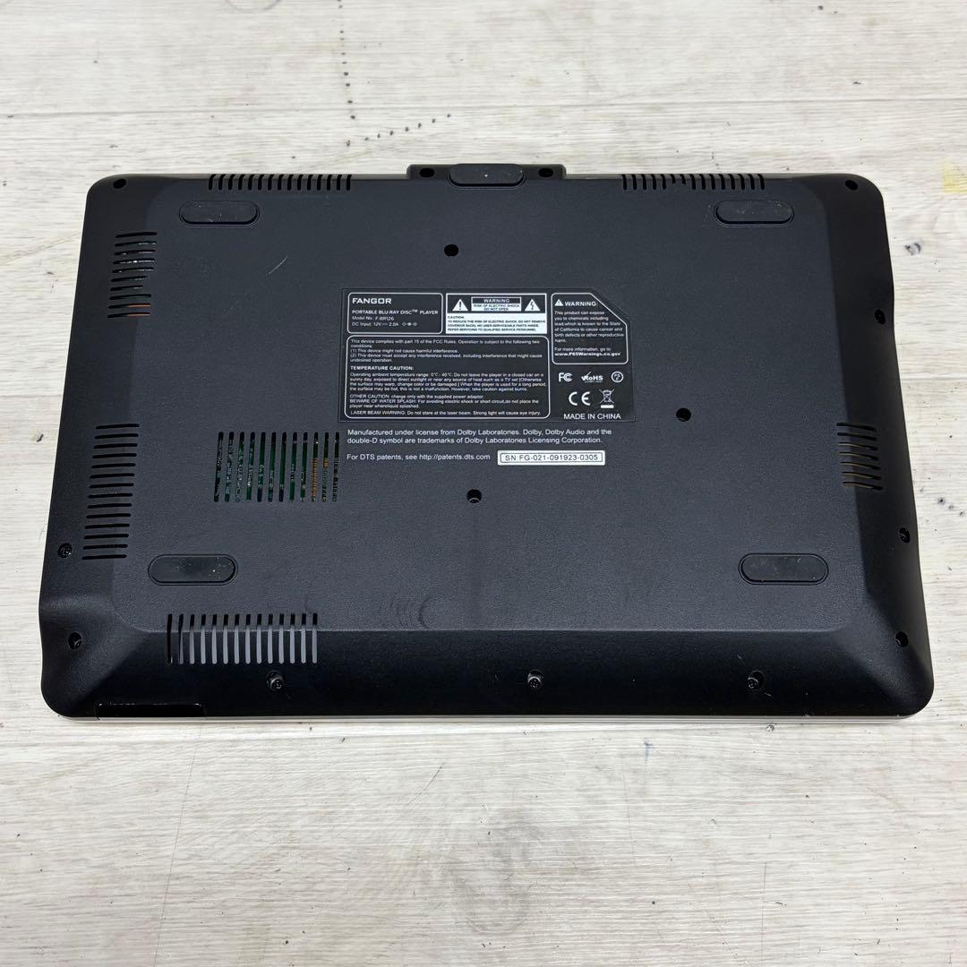 FANGOR 11.4インチ ポータブルブルーレイプレーヤー F-BR126