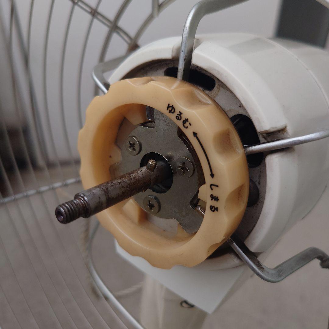 昭和レトロ 東芝扇風機 SF-30F 1968年製 青い4枚羽根の扇風機 可動品