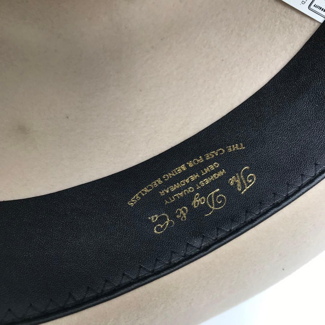 THE H.W.DOG&CO. ハット　38 ライトベージュ