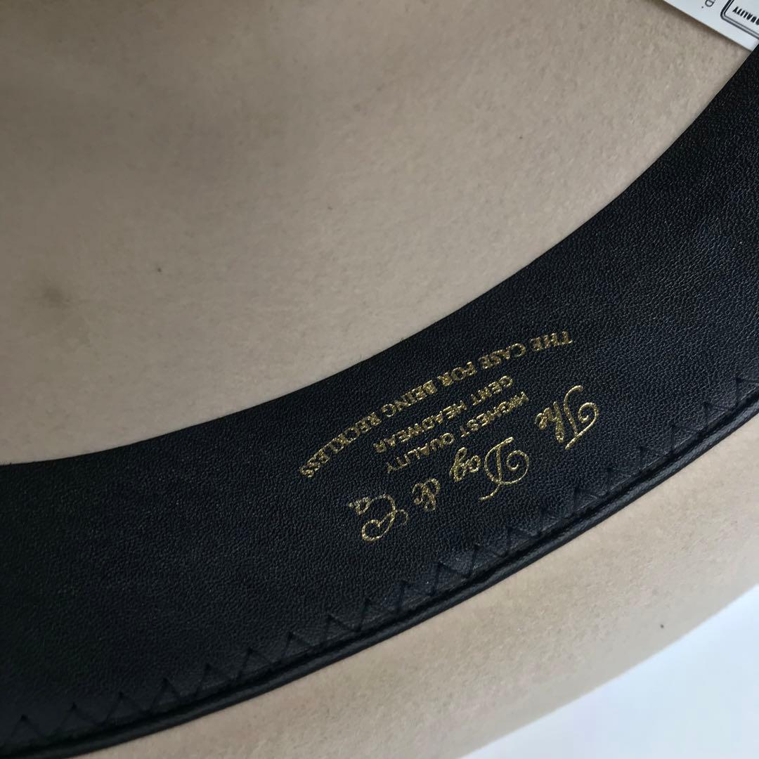 THE H.W.DOG&CO. ハット　38 ライトベージュ