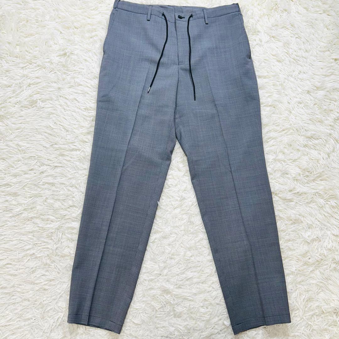 【未使用タグ付】アオキ ストレッチサマーウール セットアップ　夏向け　グレー L