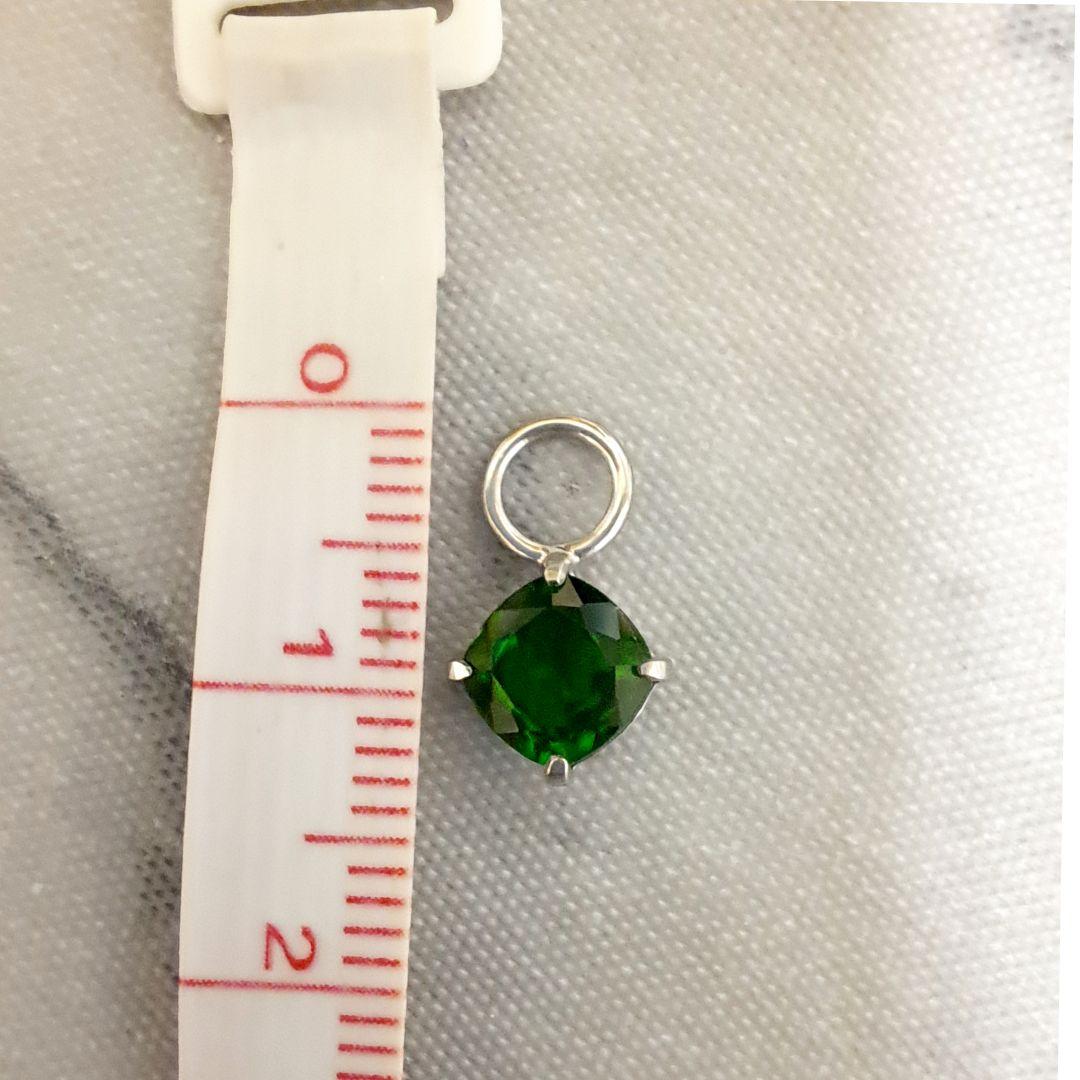 【新品未使用】プラチナ クロムダイオプサイト チャーム GSTV