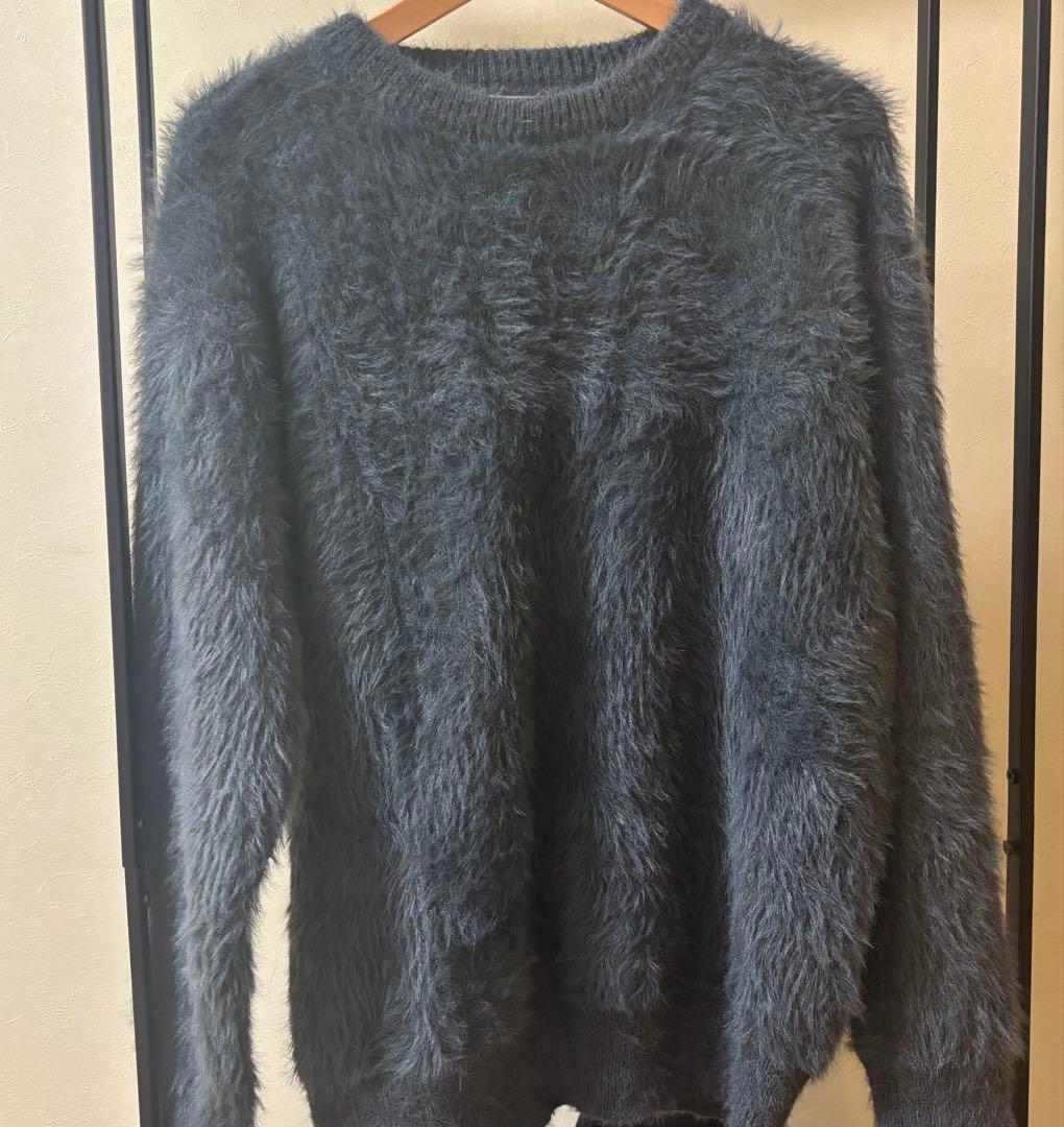 トップス RADIANT mohair knit charcoal