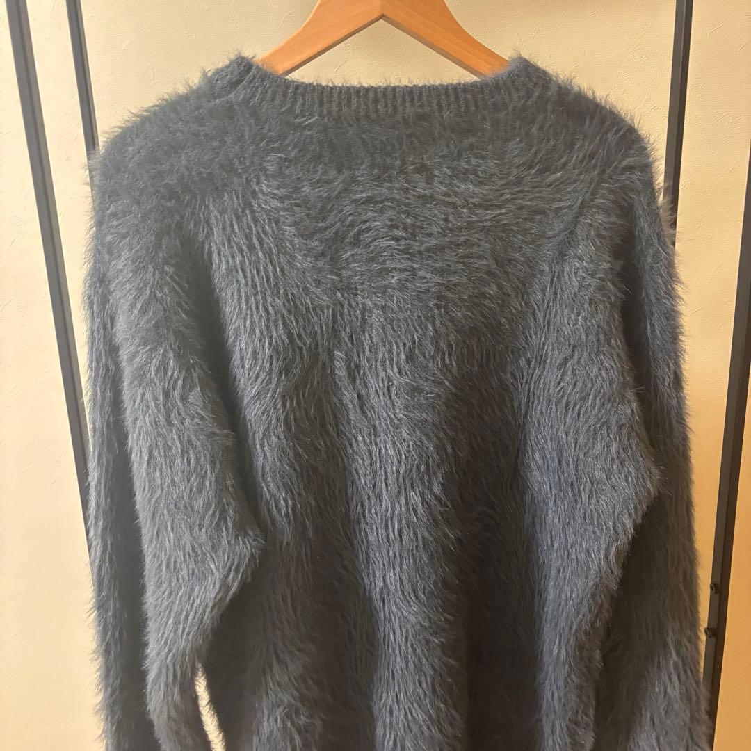 トップス RADIANT mohair knit charcoal