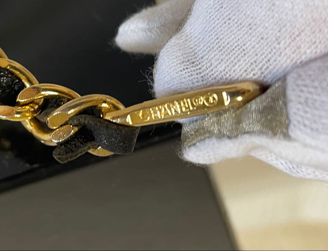 【美品】CHANEL シャネルチェーンベルト　ココマーク　ヴィンテージ