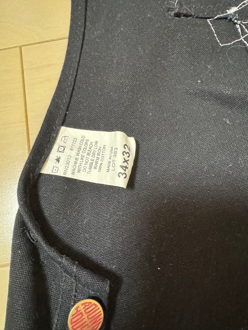 パンツ ROUND HOUSE 34x32 #383 DOUBLE KNEE BIB