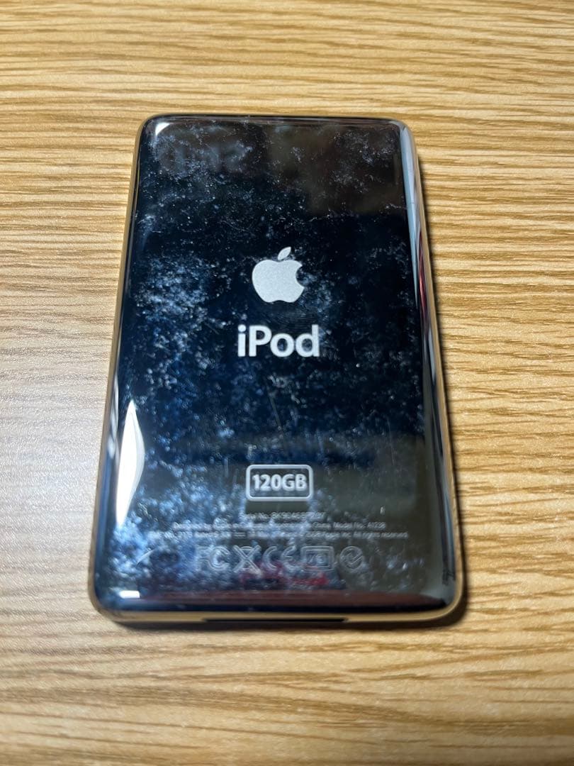 Apple iPod 120GB カー充電器 ケース セット　動作確認済み