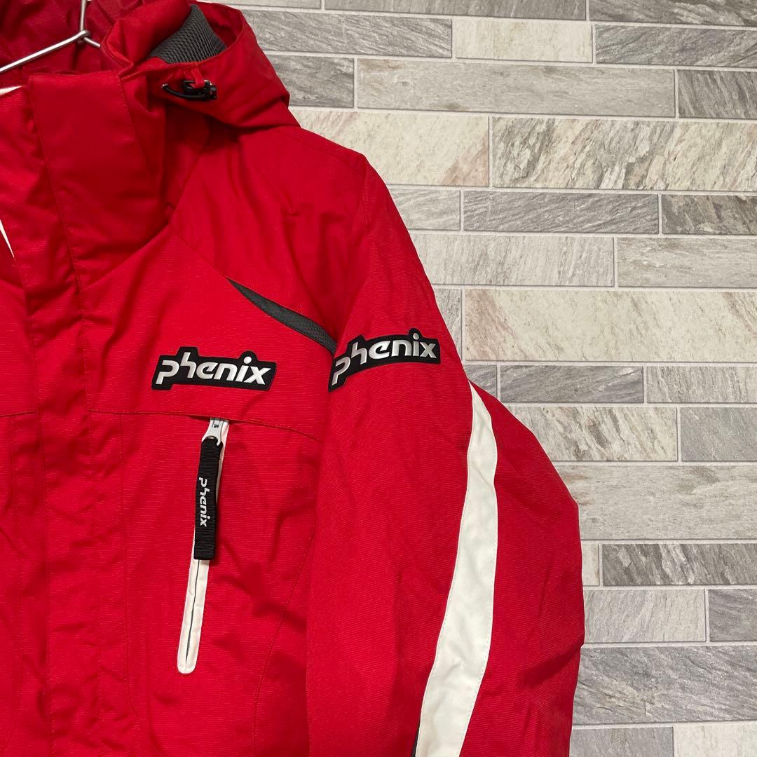phenix スキーウェア メンズ セットアップ 上下 レッド ブラック