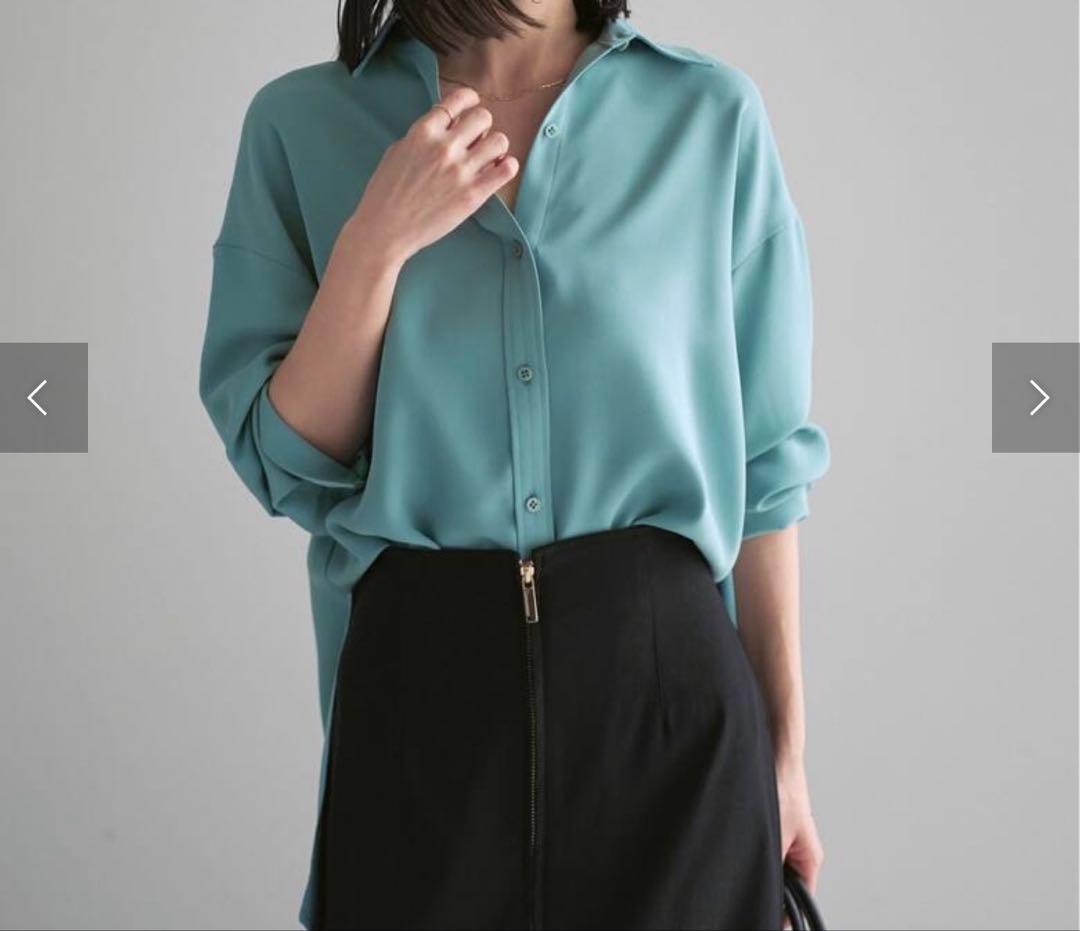 NOBLE シーズンカラープレーンシャツ　今期