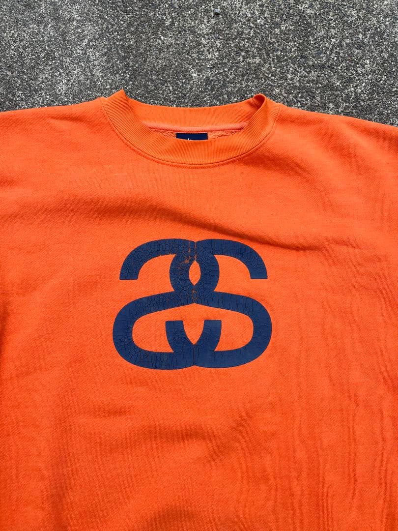 90s Old Stussy シャネルロゴ スウェット アメリカ製 ステューシー
