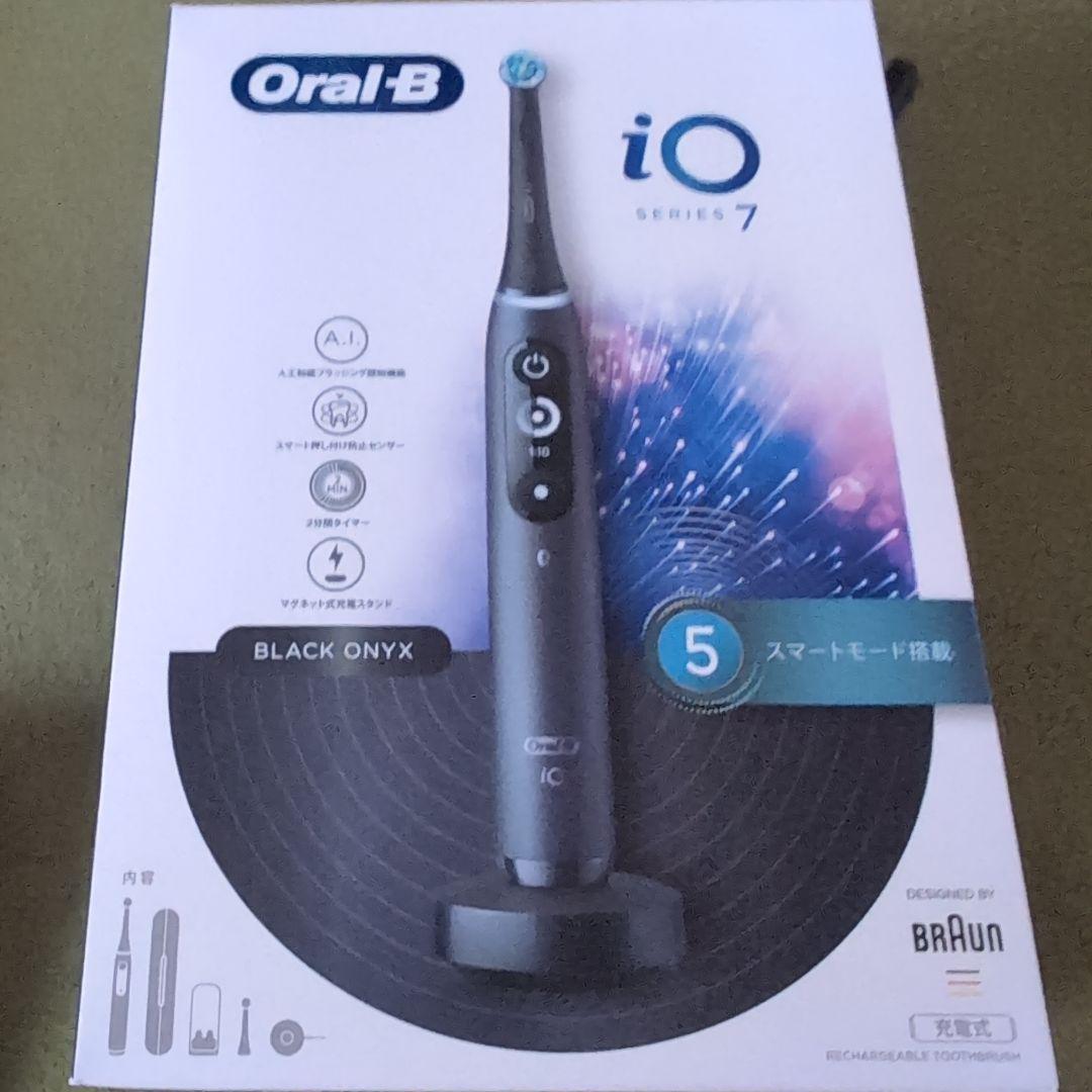 Oral−B IOM72J22BDBK-W BLACK　専用替ブラシつき