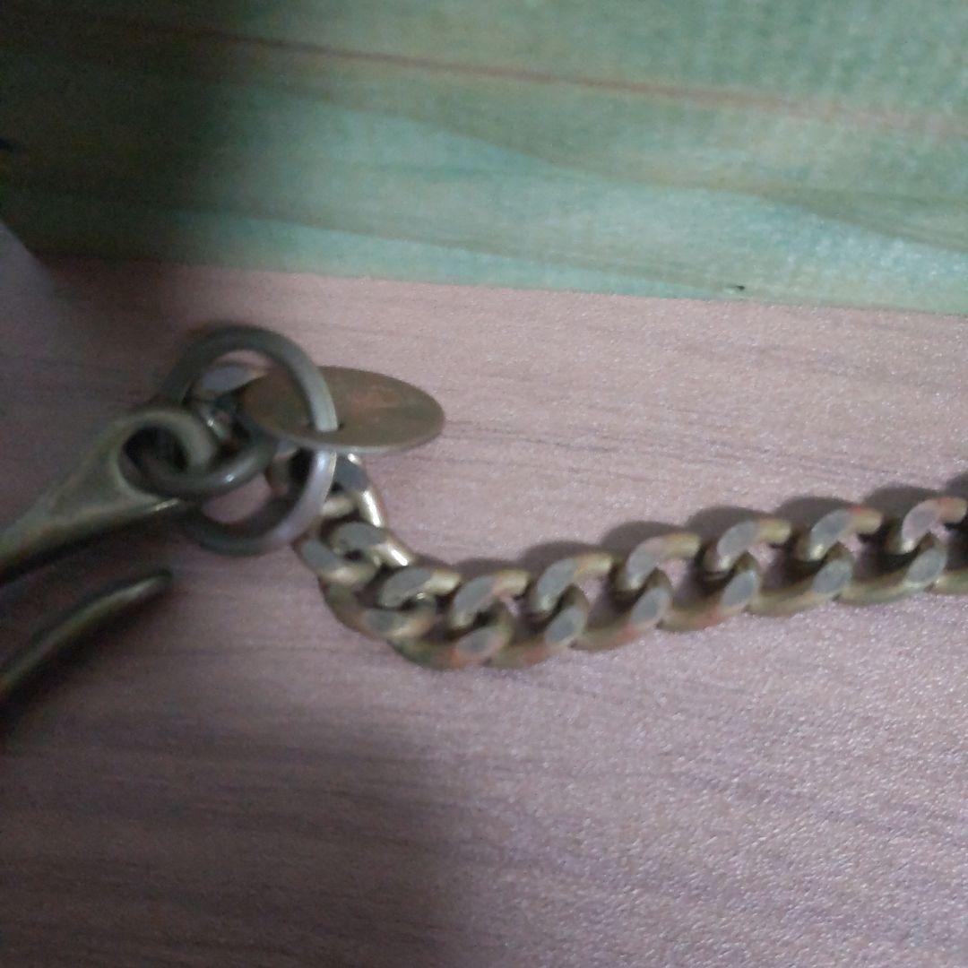 未使用　革蛸　ウォレットチェーン　+他オマケ