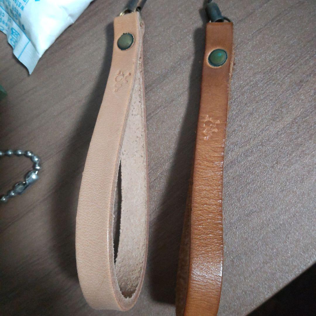 未使用　革蛸　ウォレットチェーン　+他オマケ