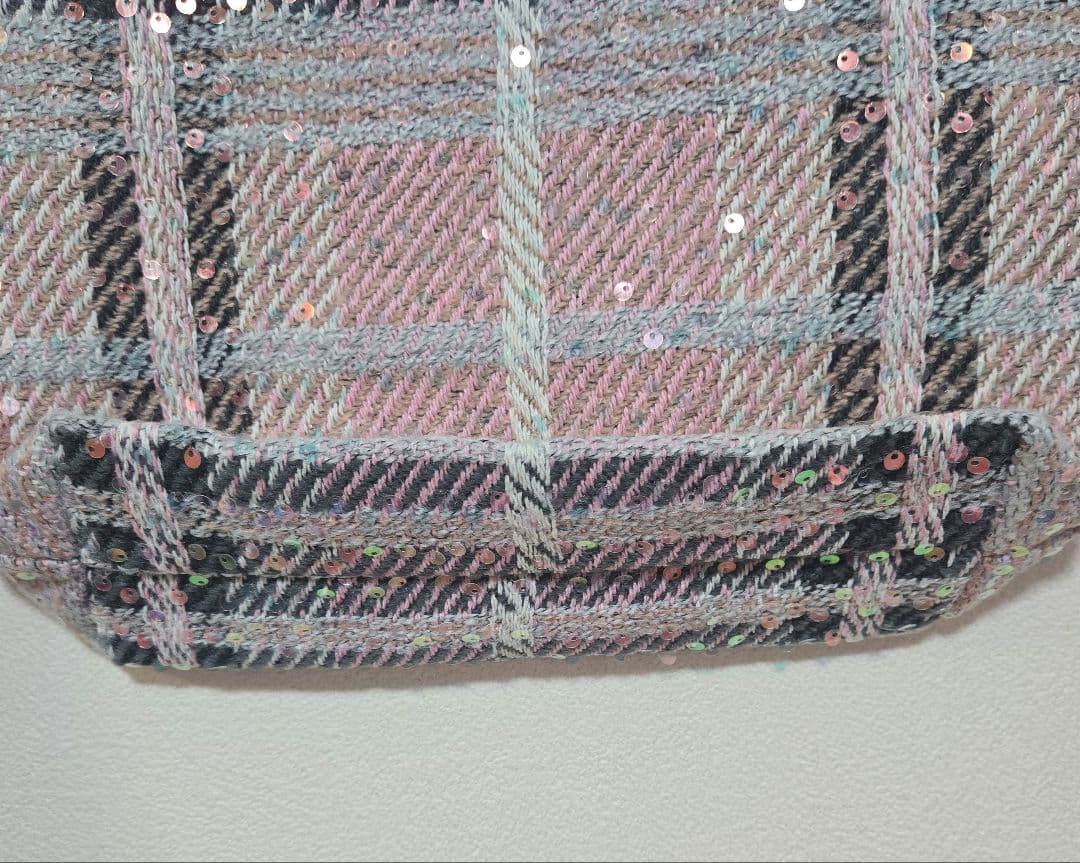 新品最安値 希少！CHANEL ノベルティ トートバッグ ピンク ツイード