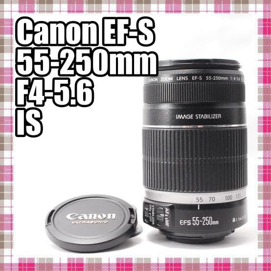 ✨手振れ補正あり✨Canon EF-S 55-250mm F4-5.6 IS